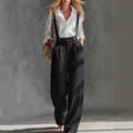 Casual And Versatile Wide-Leg Women's Jumpsuit