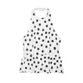 Summer Chic Halter-Neck Polka-Dot Tank Top