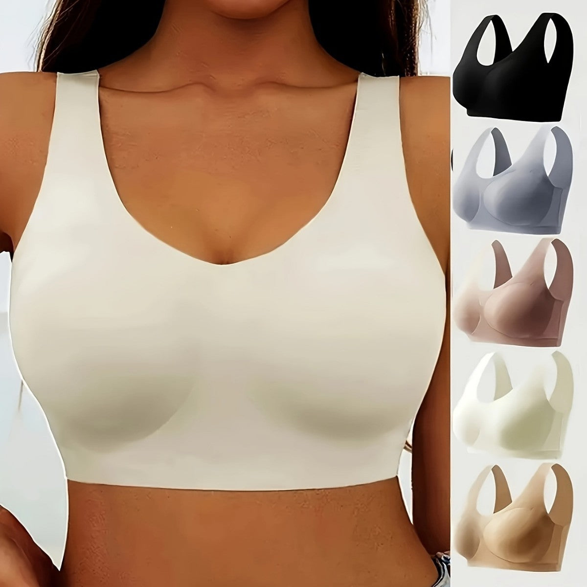 Plus-Size Seamless Underwear Wireless Extra-Large Size