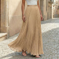 Retro Polka-Dot Swing Dress Casual Holiday Long Skirt