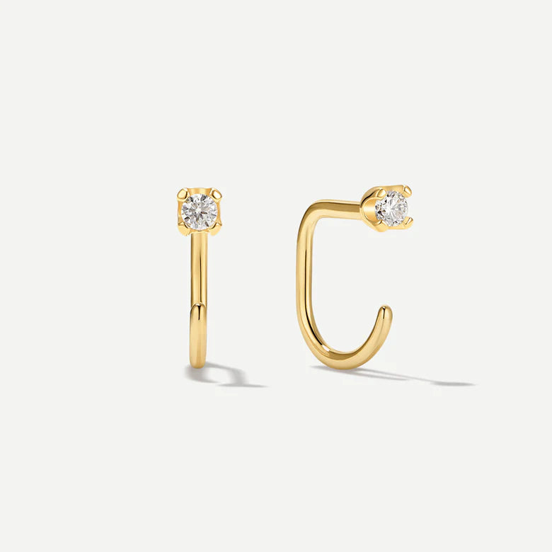 Rouge Velvor - Backless Hoop Earrings to Eliminate Pain