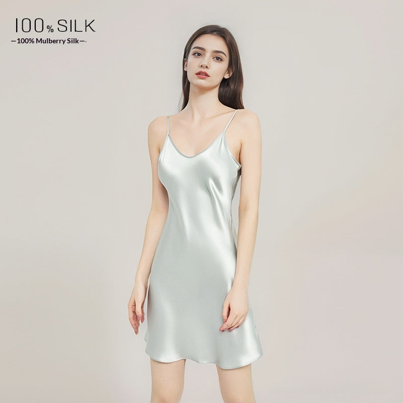 Women's Simple Summer Plus-Size Strap Mini Dress