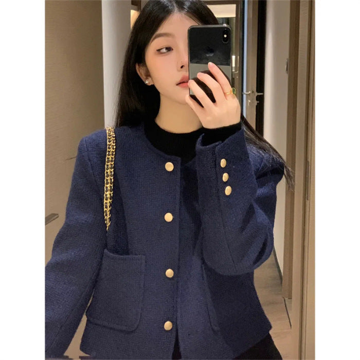 New Fallwinter French-Style Vintage Chic Long-Sleeve Top
