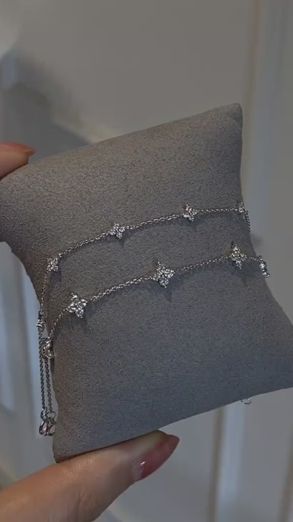 By Rouge Velvor - Four-Leaf Clover Bracelet Charm - Timeless Lucky Accessory