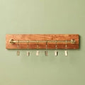 Brass and Wood Wall Rail with Clips - Hearth & Hand withOpens in a new window or tab