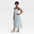 Women Smocked Maxi A-Line Dress - Universal ThreadOpens in a new window or tab
