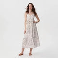 Women Tiered Midi A-Line Dress - A New DayOpens in a new window or tab