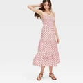 Women Floral Tie-Shoulder Tiered Maxi A-Line Dress - Roller RabbitOpens in a new window or tab
