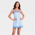 Women Everyday Soft Active Court Dress - All In Motion Blue GinghamOpens in a new window or tab