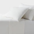Full Ultra Soft Flannel Sheet Set White - ThresholdOpens in a new window or tab