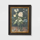 12" x 16" Floral Cotton Canvas Framed Wall Art - Threshold designedOpens in a new window or tab