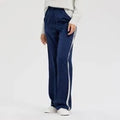 Women High-Rise Wide Leg Satin Track Pull-On Pants - A New DayOpens in a new window or tab