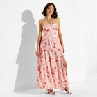 Women Strapless Tiered Corest Maxi Dress - Wild FableOpens in a new window or tab