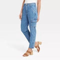 Universal Thread Women Mid-Rise Distressed Boyfriend Jeans Ankle-LengthOpens in a new window or tab