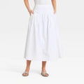 Women Resort Luxe Linen Drop Waist Midi Skirt - A New DayOpens in a new window or tab