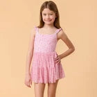 Blogilates Girls' Mommy & Me Ballerina Ruffle DressOpens in a new window or tab