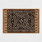 2'x3' Global Accent Rug Black/Tan - ThresholdOpens in a new window or tab