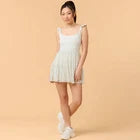 Blogilates Women Mommy & Me Ballerina Ruffle Dress - White Floral PrintOpens in a new window or tab