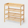 4 Tier Bamboo Shoe Rack - Brightroom: Shoe Organizer for Closet &Opens in a new window or tab