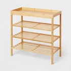 4 Tier Bamboo Shoe Rack - Brightroom: Shoe Organizer for Closet &Opens in a new window or tab