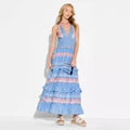 New ListingWomen Tiered Ruffle Maxi Dress - Wild Fable™ Blue Floral MOpens in a new window or tab