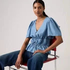 Levi Women Rylan Crepe BlouseOpens in a new window or tab