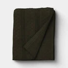 50"x60" Dimensional Knit Throw Green - ThresholdOpens in a new window or tab