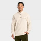Men Comfort Wear Quilted 1/4 Snap Pullover - Goodfellow & CoOpens in a new window or tab