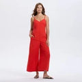 Women Wide Leg Jumpsuit - A New Day Geranium Red SOpens in a new window or tab