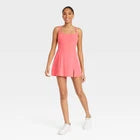 Women Knit Squareneck Slit Active Dress - JoyLabOpens in a new window or tab