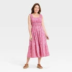 Women Sleeveless Button-Front Smocked Maxi Empire Waist Dress - UniversalOpens in a new window or tab