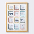 Milestone 4" x 4" Image Opening Picture Frame - Multi Bright withOpens in a new window or tab