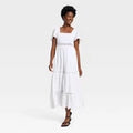 Women Ruffle Short Sleeve Maxi Sundress - Universal ThreadOpens in a new window or tab