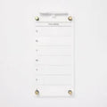 8"x16" This Week Acrylic Dry Erase Calendar - ThresholdOpens in a new window or tab