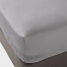 Queen 400 Thread Count Performance Fitted Sheet Classic Gray - Threshold: CottonOpens in a new window or tab