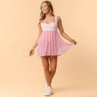 Blogilates Women Sweetheart Babydoll DressOpens in a new window or tab