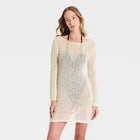 New ListingWomen Mini Knit Dress - A New Day™ Cream LOpens in a new window or tab