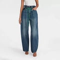 KBB by KAHLANA Women Barrel Leg 'The Paper Bag Jean'Opens in a new window or tab