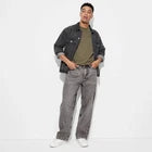 Men Baggy Fit Straight Jeans - Original UseOpens in a new window or tab