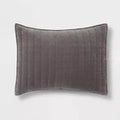 Channel Stitch Velvet Quilt Sham - ThresholdOpens in a new window or tab