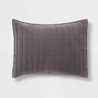 Channel Stitch Velvet Quilt Sham - ThresholdOpens in a new window or tab