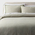 Threshold Duvet Cover Set Cotton Vintage Mini Gingham, Moss Green, Full/QueenOpens in a new window or tab