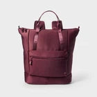 Women All in Motion Faux Neoprene Backpack Tote w/ Laptop Pocket -Opens in a new window or tab