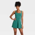 Women Knit Active Dress - All In Motion Forest Green SOpens in a new window or tab