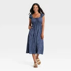 Women Cap Sleeve Eyelet Midi Sundress - Universal ThreadOpens in a new window or tab