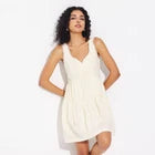 Women Lace Trim Button-Front Mini Dress - Wild FableOpens in a new window or tab