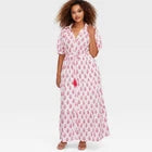Women Bouquet Short Sleeve Maxi Dress - Roller RabbitOpens in a new window or tab