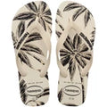 New ListingHavaianas Women Logo Flip Sandals - Beige/Black Print 7-8Opens in a new window or tab