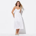 Women Button-Front Tiered A-Line Dress - Wild Fable White SOpens in a new window or tab
