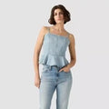 Levi Women Anderson Flounce Tank Top - Face Value LOpens in a new window or tab